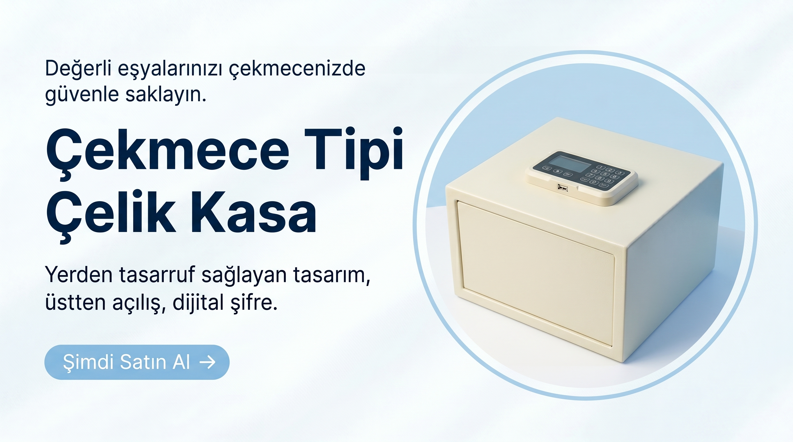 Çekmece İçi Çelik Kasa 1