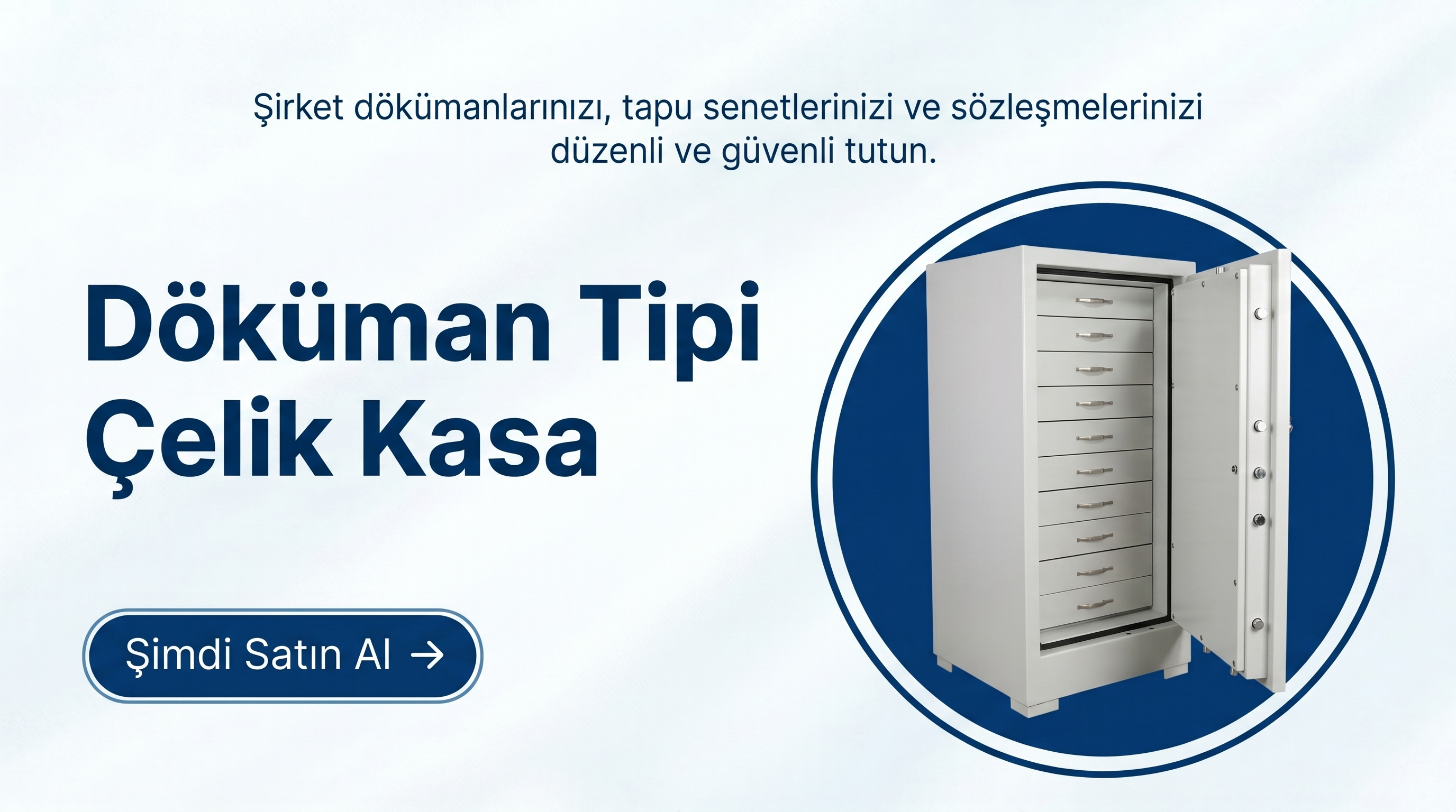 Evrak Tipi Çelik Kasa